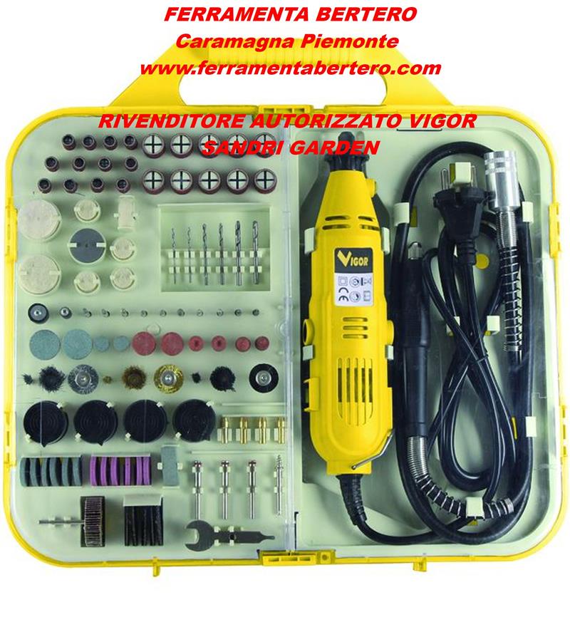 MULTIUTENSILI VIGOR VUM-165 KIT 165 PZ 130 WATT